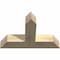 Ekena Millwork Portland Rough Sawn Timber Gable Bracket, Douglas Fir, 36"W x 24"H x 6"D x 6"F, 16/12 Pitch GBW036X24X0606POR00RDF - alternate 3